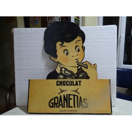 CARTON PRESENTOIR  CHOCOLAT GRANETIAS 56CM X48.50CM