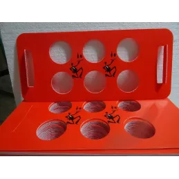 5 PLATEAUX  KRONENBOURG  EN PLEXI  POUR 6 PINTS