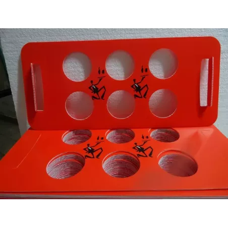 5 PLATEAUX  KRONENBOURG  EN PLEXI  POUR 6 PINTS
