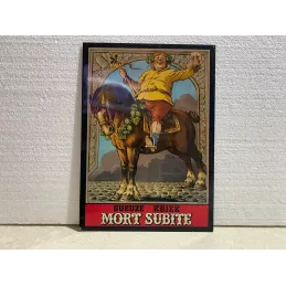 TOLE GLACEE MORT SUBITE  34.50CM X24.50CM