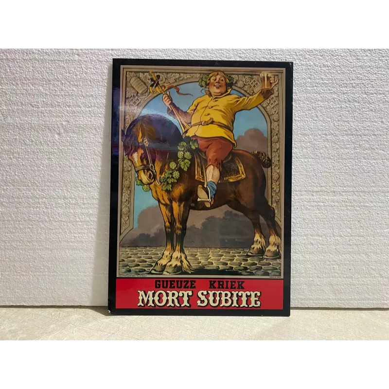 TOLE GLACEE MORT SUBITE 34.50CM X24.50CM TOLE GLACEE MORT SUBITE 34.50CM X24.50CM