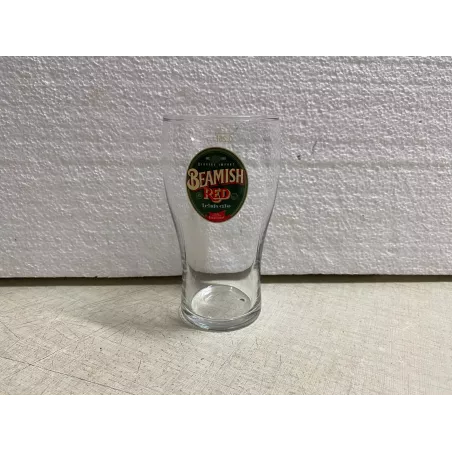 6 VERRES BEAMISH RED  25CL HT 12.50CM