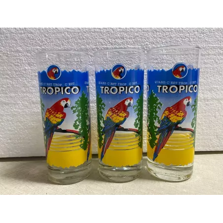 3 VERRES TROPICO HT 16CM