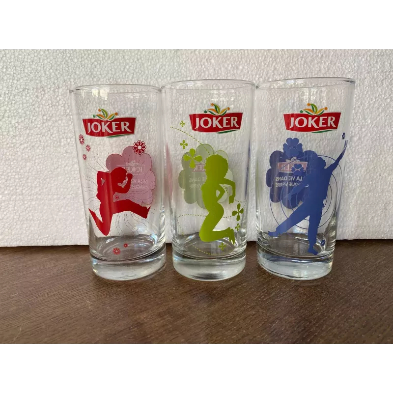 6 VERRES JOKER COLLECTOR 2 SERIES 25CL HT 13.40CM 6 VERRES JOKER COLLECTOR 2 SERIES 25CL HT 13.40CM