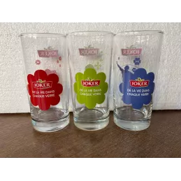 6 VERRES JOKER COLLECTOR  2 SERIES 25CL HT 13.40CM