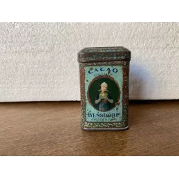 BOITE CACAO BENSDORP 6CM X6CM X 9.50CM