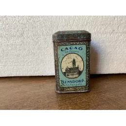 BOITE CACAO BENSDORP 6CM X6CM X 9.50CM