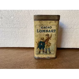 BOITE CACAO LOMBART   8cm x 6.20cm x 13.80cm
