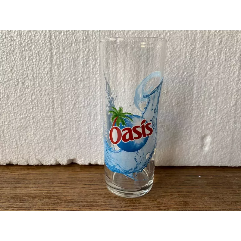 6 VERRES OASIS 25/28CL HT 15.20CM   PALMIER