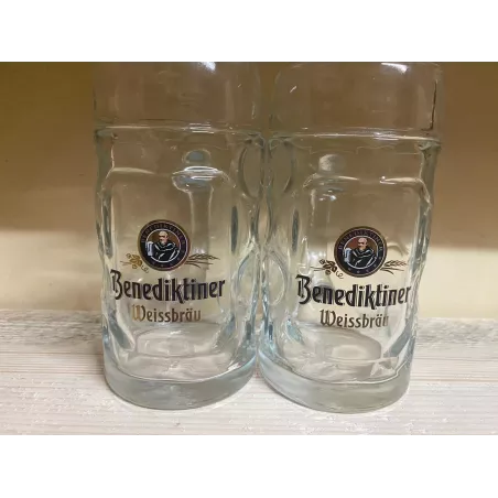 2 CHOPES BENEDIKTIMER 50CL HT 16.20CM