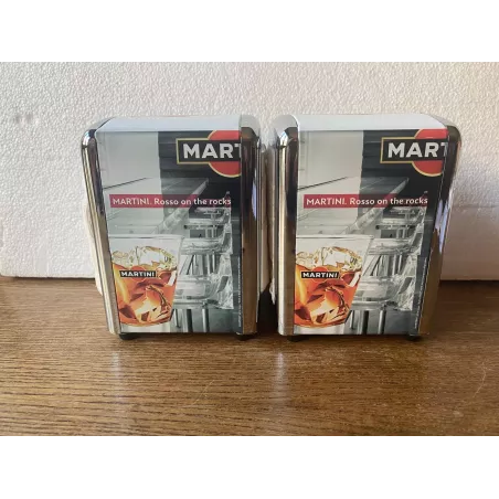 2 DISTRIBUTEURS DE SERVIETTES MARTINI