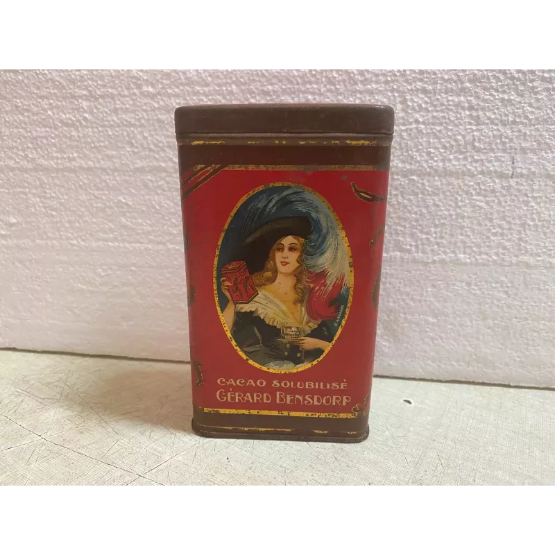 BOITE CACAO GERARD BENSDORP 250GR 8CM X5.20CM X13.80CM BOITE CACAO GERARD BENSDORP 250GR 8CM X5.20CM X13.80CM
