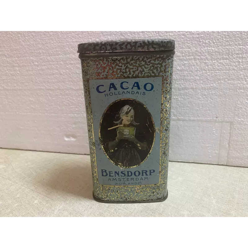 BOITE CACAO BENSDORP 9.20CM X7.20CM X 17.20CM BOITE CACAO BENSDORP 9.20CM X7.20CM X 17.20CM