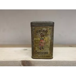 BOITE  CACAO SUCHARD  8.50CM X8.50CM X14CM