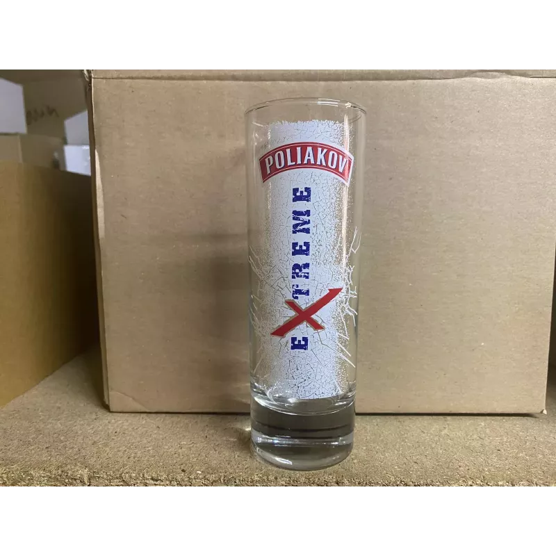 6 VERRES POLIAKOV EXTREME 22CL HT 15.20CM