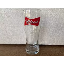 6 VERRES BUD 25CL HT 15.80CM