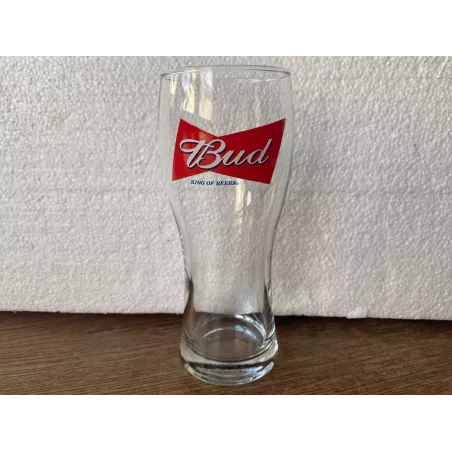 6 VERRES BUD 25CL HT 15.80CM