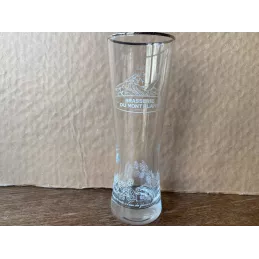 1 VERRE BRASSERIE DU MONT BLANC  HT 19CM
