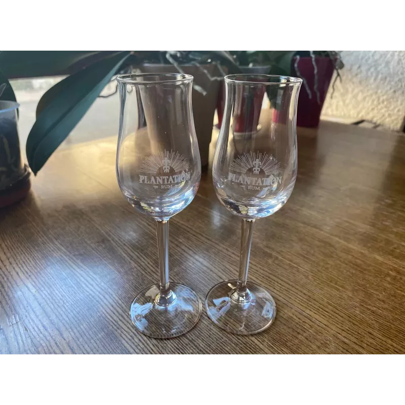 2 VERRES PLANTATION RHUM 8CL HT 17CM 2 VERRES PLANTATION RHUM 8CL HT 17CM