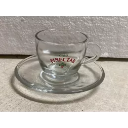 6 TASSES A CAFE FINECTAR+ 6 SOUS TASSES