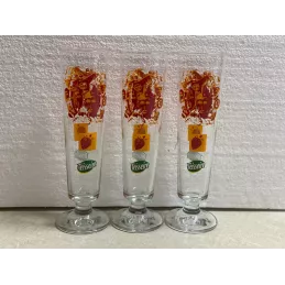 3 VERRES TEISSEIRE  COLLECTOR 25/30CL HT 24.80CM