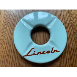 CENDRIER EMAILLE LINCOLN DIAMETRE 15.20CM