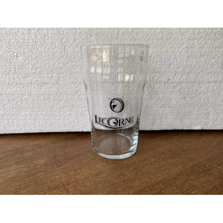 1 VERRE  LICORNE 50CL HT 15CM
