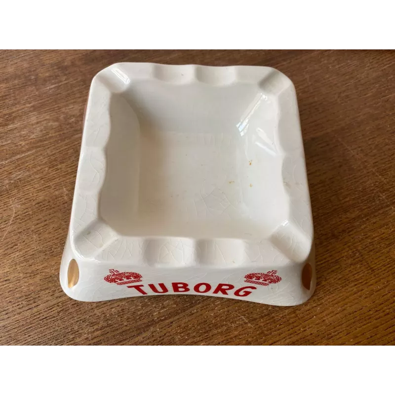 CENDRIER TUBORG 17CM X17CM X6CM CENDRIER TUBORG 17CM X17CM X6CM