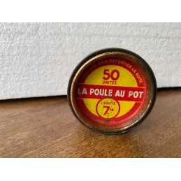 BOITE LA POULE AU POT  HT 10CM DIAMETRE 7CM