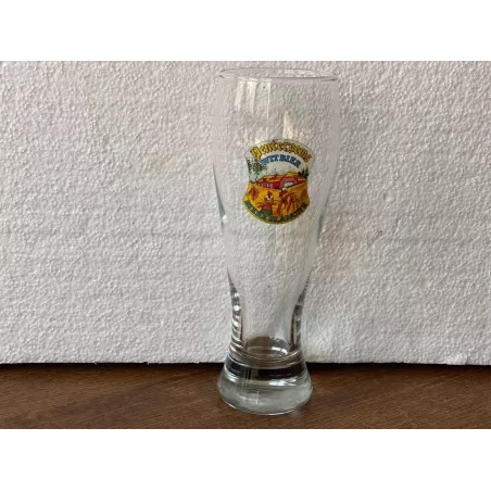 1 VERRE DENTERGEMS BIERE BLANCHE  25CL HT 19.80CM