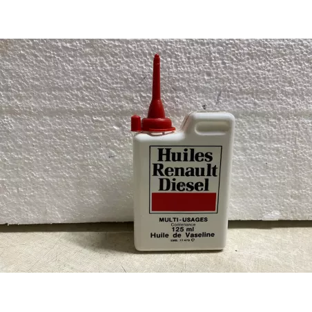 BURETTE HUILES RENAULT  DIESEL 125ML 9.50CM X6.30CM X2.90CM