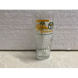 2 VERRES  LIMONADE DU VERCORS   BIERE DU VERCORS 25CL