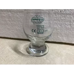 2 VERRES  LA GREENRIZ 12.5CL HT 10CM