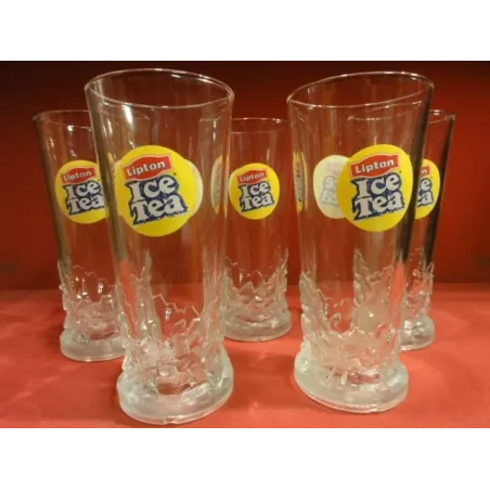 6 VERRES LIPTON ICE TEA