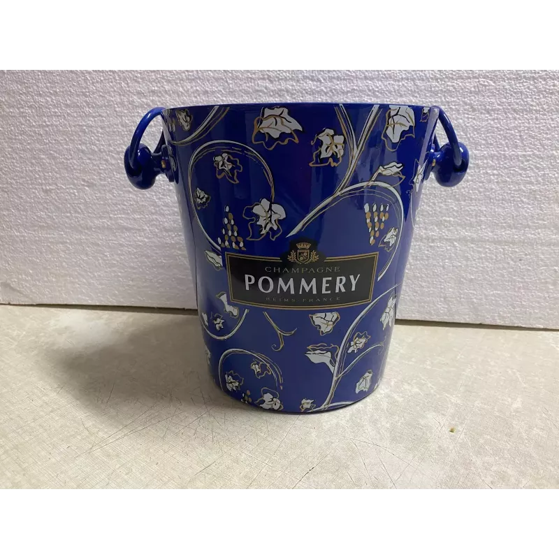 SEAU CHAMPAGNE POMMERY HT 20.50CM SEAU CHAMPAGNE POMMERY HT 20.50CM