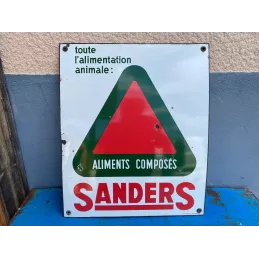 PLAQUE  EMAILLEE SANDERS  60CM X50CM