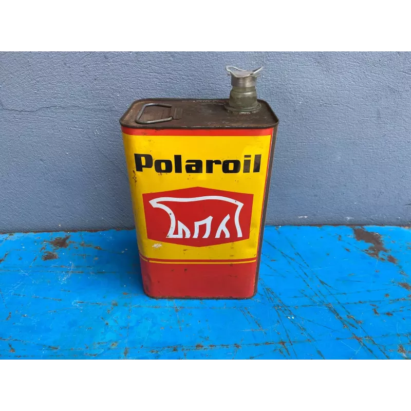 BIDON POLAROIL 5 LITRES 18CM X12CM HT 26CM BIDON POLAROIL 5 LITRES 18CM X12CM HT 26CM