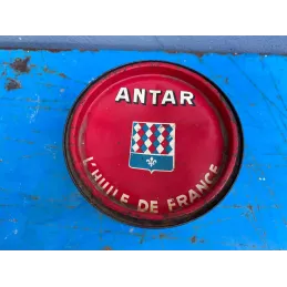 BOITE ANTAR HUILE DE FRANCE  DIAMETRE 14CM HT 15CM