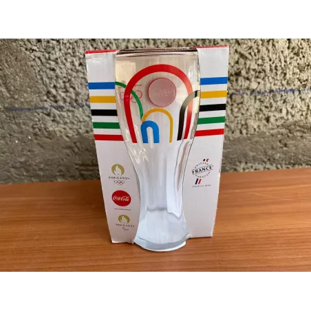 1 VERRE COCA-COLA  JEUX OLYMPIQUES 2024 HT 14.50CM