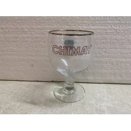 6  VERRES CHIMAY 33CL COLLECTOR BLEU HT 15CM