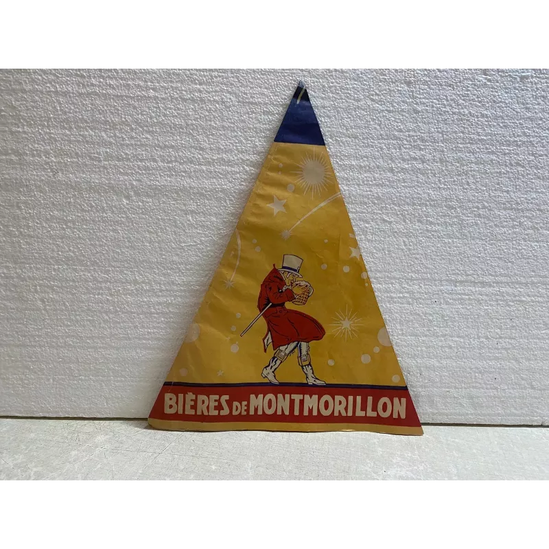 CHAPEAU EN PAPIER BIERES DE MONTMORILLON CHAPEAU EN PAPIER BIERES DE MONTMORILLON