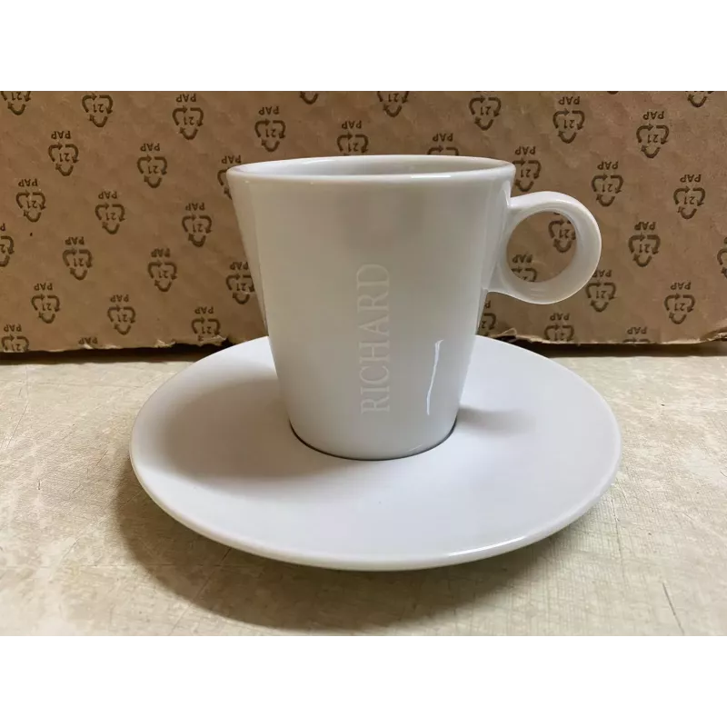 6 TASSES A CAFE +6 SOUS TASSES RICHARD 18CL 6 TASSES A CAFE +6 SOUS TASSES RICHARD 18CL