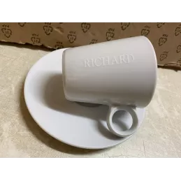 6 TASSES A CAFE  +6 SOUS TASSES  RICHARD 18CL
