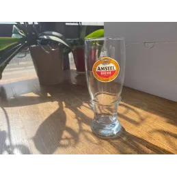 6VERRES AMSTEL 25CL HT.16.80CM