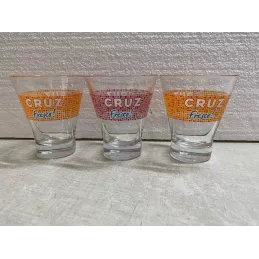 3 VERRES  PORTO -CRUZ 18CL HT 9.50CM