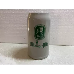 CHOPE BITBURGER PILS EN GRES  2LITRES  HT 23.50CM