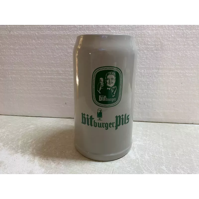CHOPE BITBURGER PILS EN GRES 2LITRES HT 23.50CM CHOPE BITBURGER PILS EN GRES 2LITRES HT 23.50CM