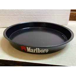 PLATEAU EN TOLE  MARLBORO DIAMETRE 35CM REBORD 4.50CM