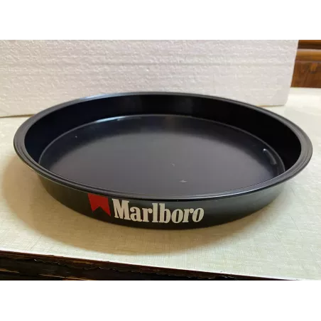 PLATEAU EN TOLE  MARLBORO DIAMETRE 35CM REBORD 4.50CM