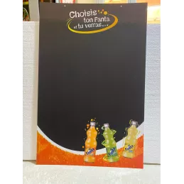 ARDOISE  FANTA EN PLEXI 56CM X38CM